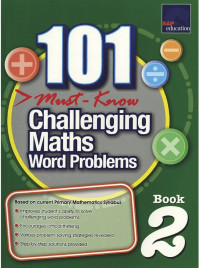Image of 101 Must Know Challenging Maths Word Problems Book 2