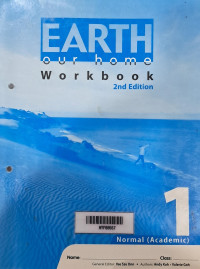Image of Earth our home workbook Normal (Academic) 1 2nd edition