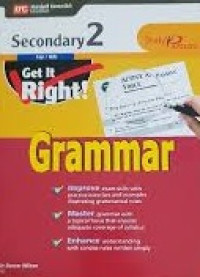 Image of Get It Right! Grammar Secondary 2