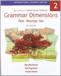 Image of Grammar Dimension 2: Form-Meaning-Use 4th Edition