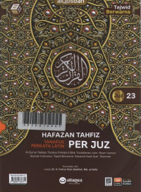 Image of Hafazan Tahfiz Per Juz: Juz 23