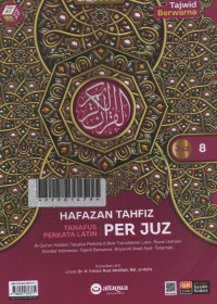 Image of Hafazan Tahfiz Per Juz: Juz 8