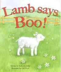 Image of Lamb says boo!