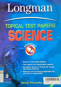 Image of Longman Topical Test Papers Science: secondary 2