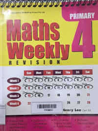 Image of Maths Weekly revision Primary 4