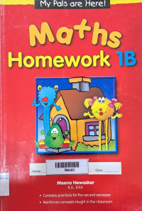 Image of My Pals Are Here (MPH) Maths Homework 1B 2nd Edition
