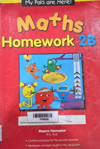 Image of My Pals are Here! (MPH) Maths Homework 2B