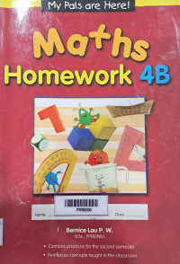 Image of My Pals are Here! (MPH) Maths Homework 4B