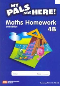 Image of My Pals Are Here (MPH) Maths Homework 4B 2nd Edition