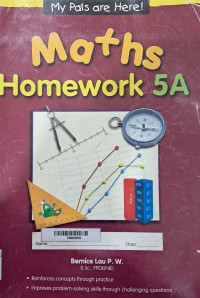 Image of My Pals are Here (MPH) Maths Homework 5A