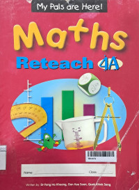 Image of My pals are here (MPH) Maths Reteach 4A