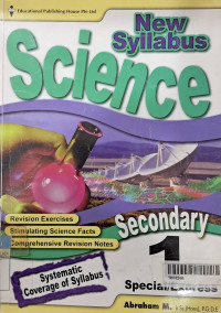 Image of New syllabus science secondary 1