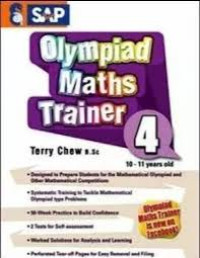 Image of Olympiad Maths Trainer 4 (10-11 years old)