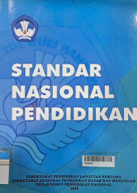 Image of Standar Nasional Pendidikan