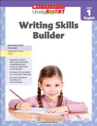 Image of Study Smart: Writing Skills Smart Builder Level 1 English (ORG) ages 6-7