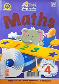 Image of Yok! Hop onto Maths Activity Book 4 based on the latest preschool curriculum